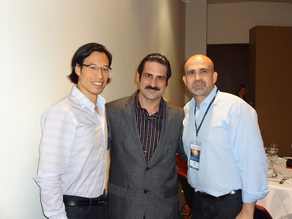 Drs. Michael Chu y Bob Kiaii | Durante el curso de Cirugía Cardíaca Minimamente Invasiva, en Medellin 16-05-2013